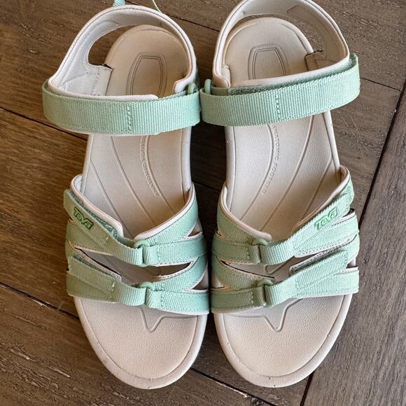 Teva Women's Size 9 EU 40 Tirra Hiking Sandal Foam Green Trails Outdoor Camping - Picture 5 of 13